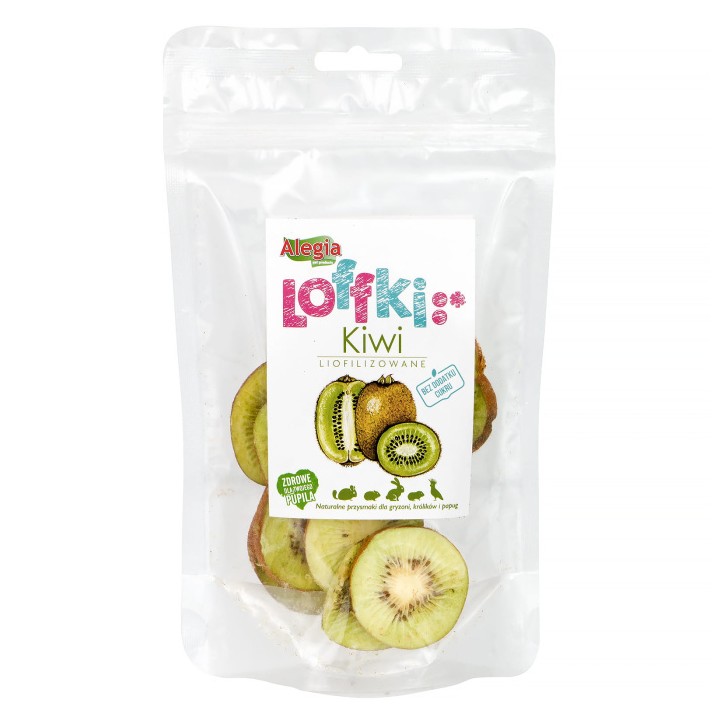 Alegia Loffki - kiwi liofilizowane 20g dla papug / gryzoni / królików