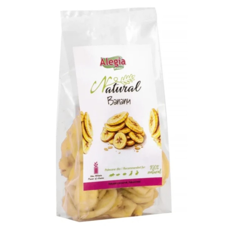 Alegia BANAN Suszony 60g dla papug / gryzoni / królików