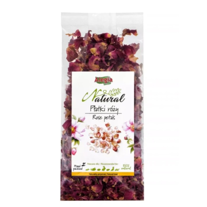 Alegia Płatki róży 25g dla papug / gryzoni / królików