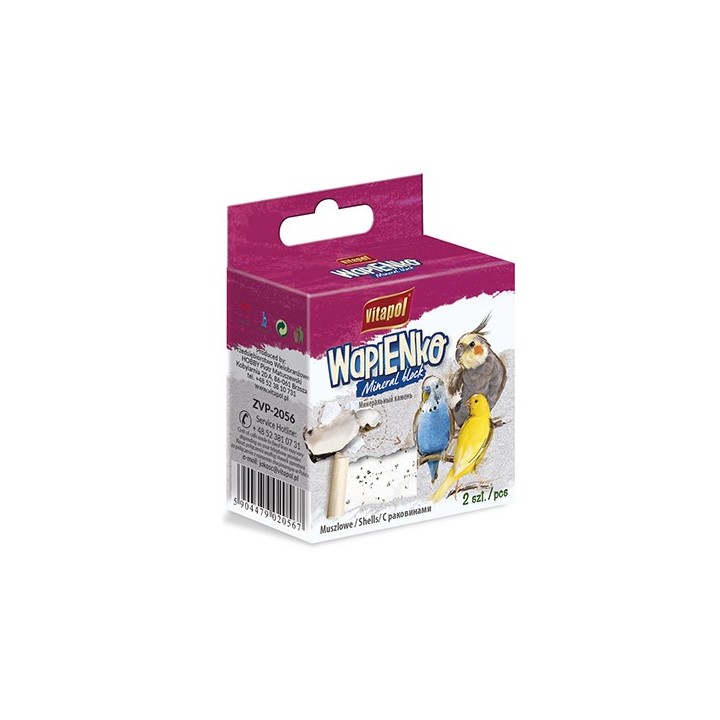 VITAPOL Kostka wapienna MUSZLE dla ptaków 2szt
