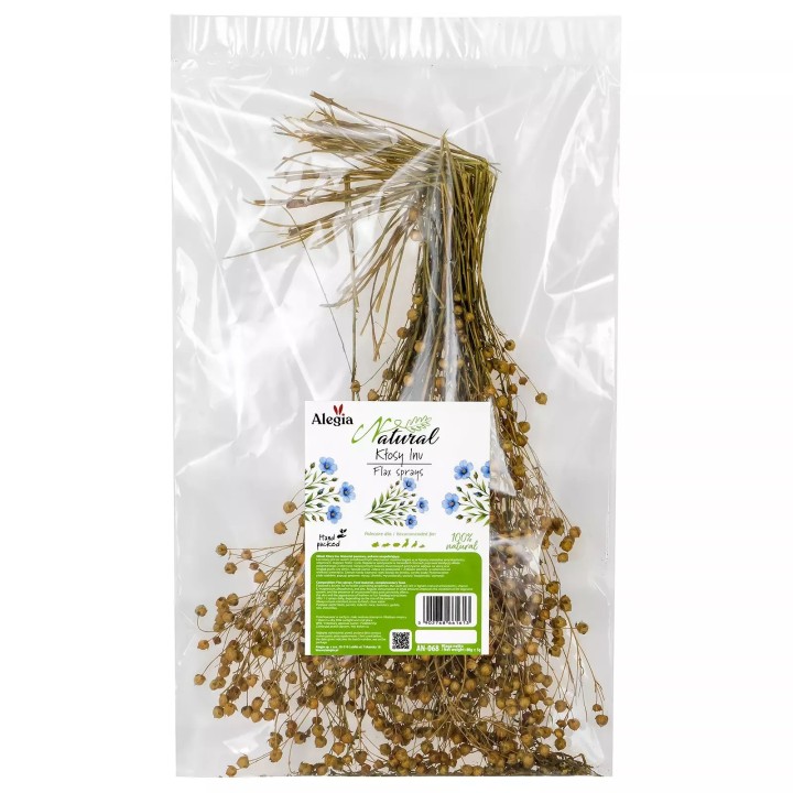 Alegia Natural Kłosy Lnu 80g dla papug / gryzoni