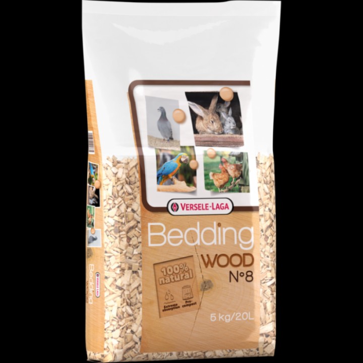 VL-Bedding Wood No.8 5kg/20L - podłoże BUK drewniane L/XL