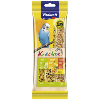 Vitakraft Kracker Kiwi/Sezam/Pomarańcza dla papużek 3szt.