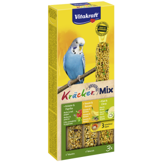 Vitakraft Kracker Kiwi/Banan/Papryka dla papużek 3szt.