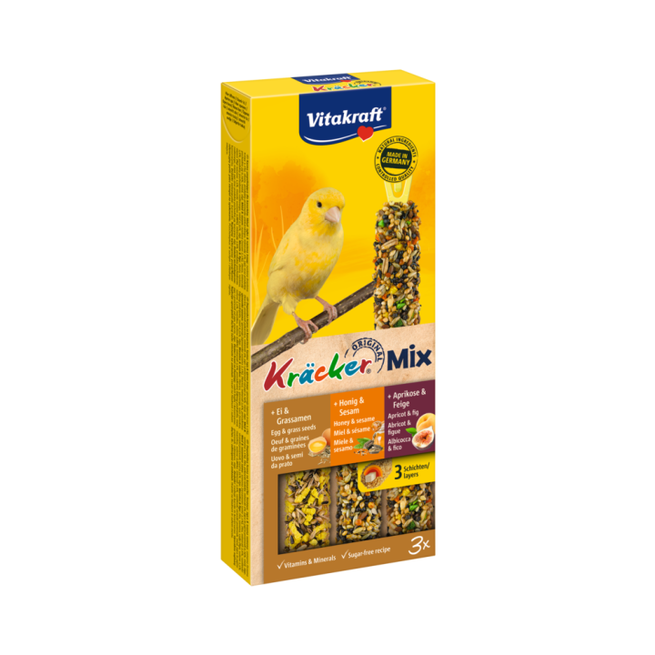 Vitakraft Kracker Jajo/Morela/Miód dla kanarków 3szt.