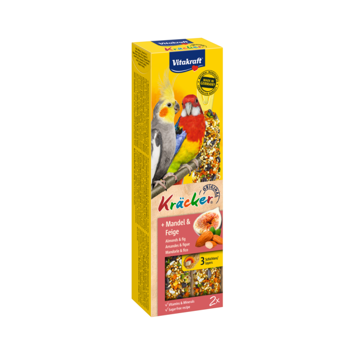 Vitakraft Kracker XL Figa/Migdał dla Nimf, Rozelli 2szt