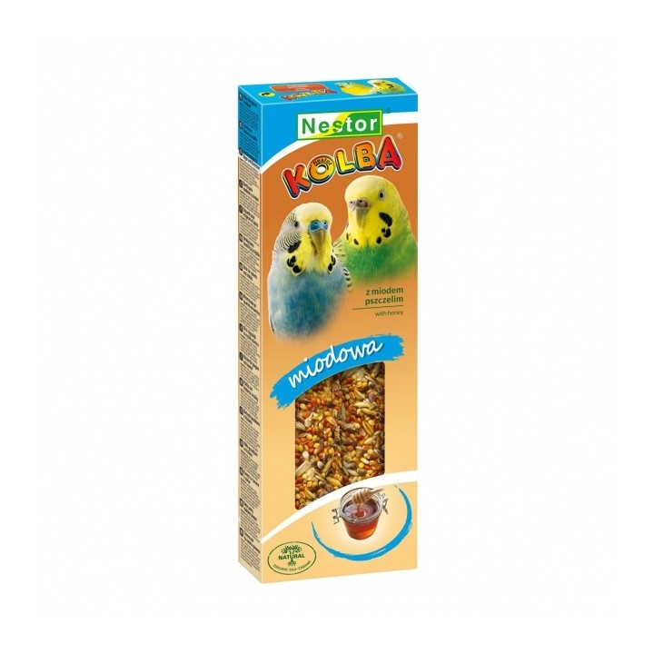 Nestor Kolby z miodem dla papużek 2szt
