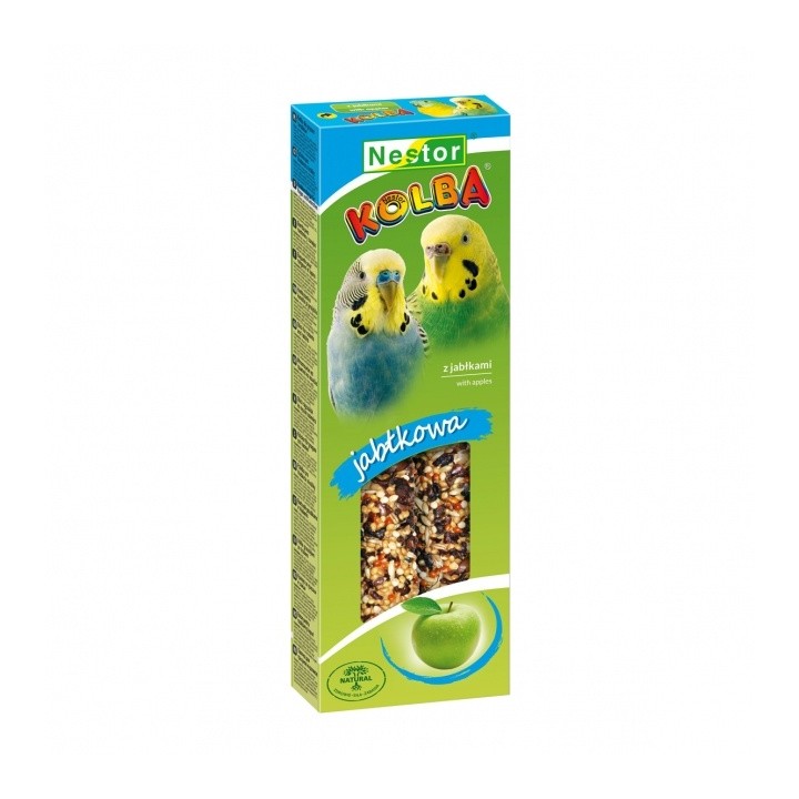 Nestor Kolba z jabłkami dla papużek 2szt