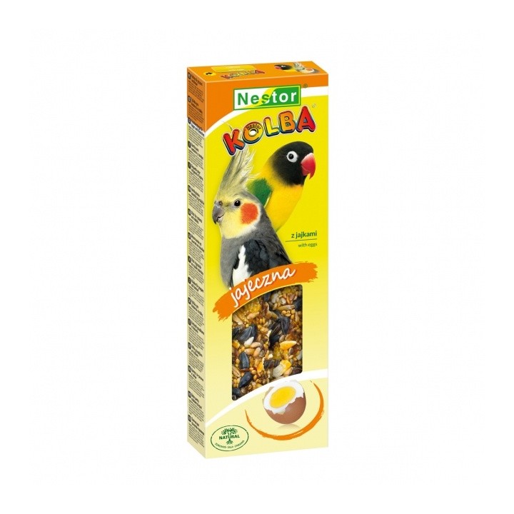 Nestor Kolby Jajka dla średnich papug 2szt