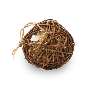 JR Birds Kula z wikliny XXL z owocami 1 szt. dla papug