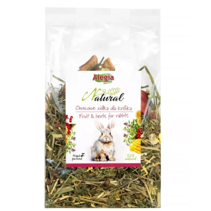 Alegia Natural Owocowe Ziółka dla Królika 130g