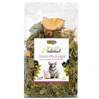 Alegia Natural Owocowe Ziółka dla Szynszyli 130g