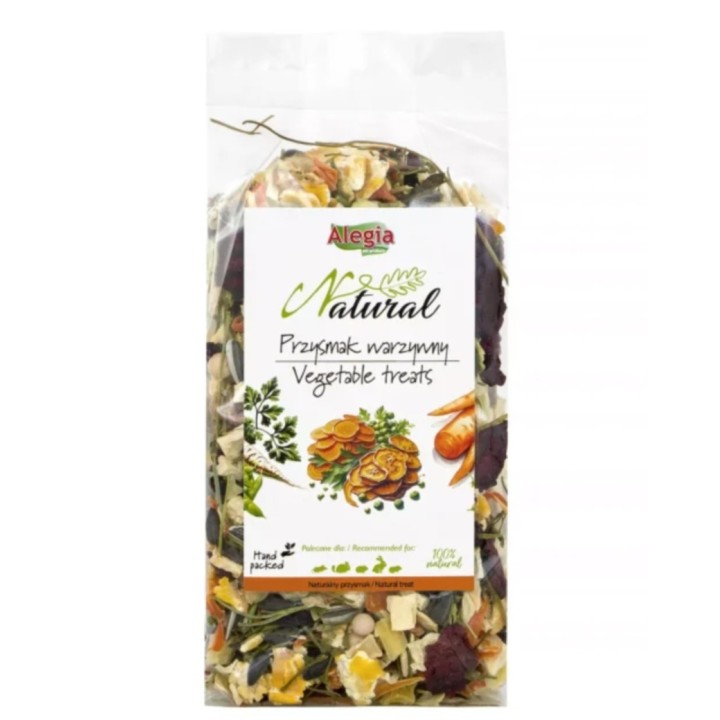Alegia Natural Przysmak Warzywny 130g dla królików / gryzoni