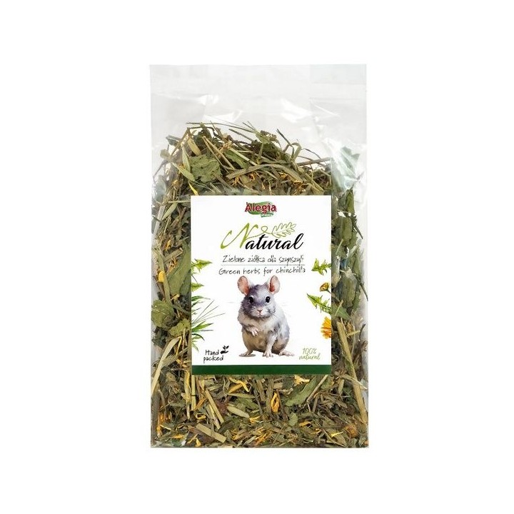 Alegia Natural Zielone Ziółka dla Szynszyli 120g