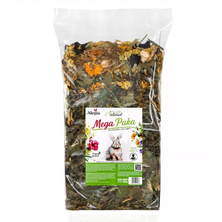 Alegia Natural Mega Paka dla Królika 500g