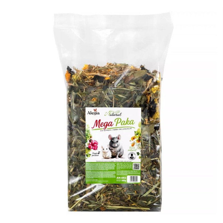 Alegia Natural Mega Paka dla Szynszyli 500g