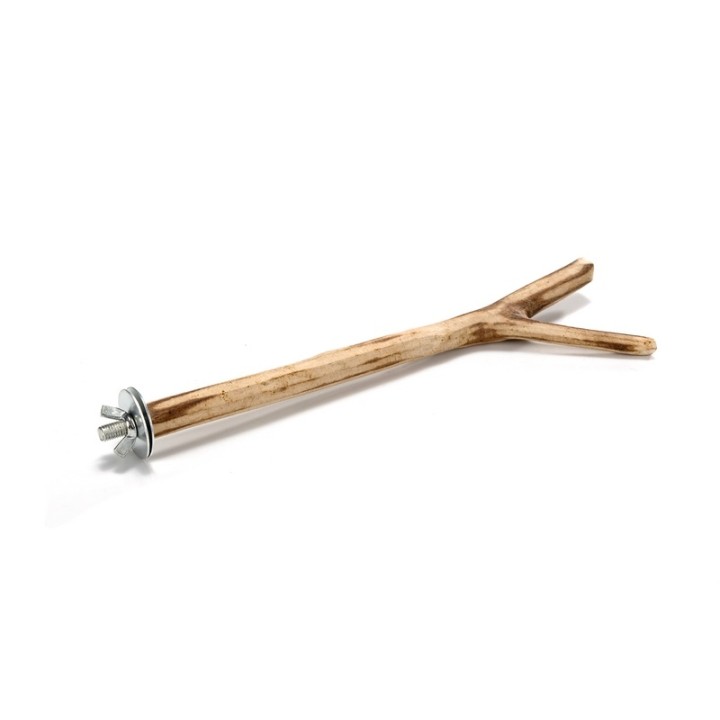 BEEZTEES Żerdka drewniana dla ptaków 30,5cm