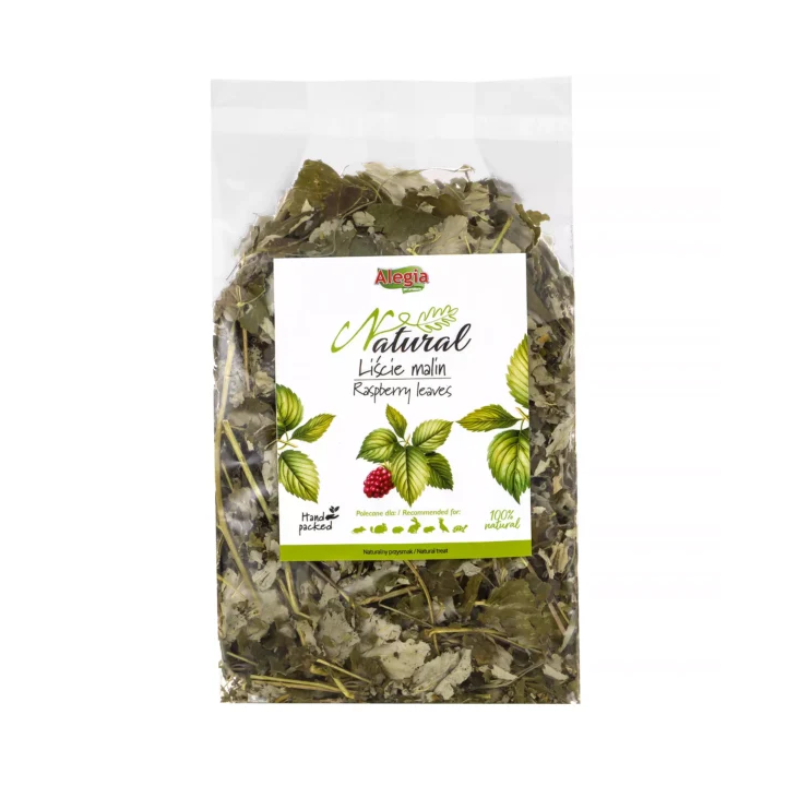 Alegia Natural Liście Malin 40g dla papug / gryzoni / królików