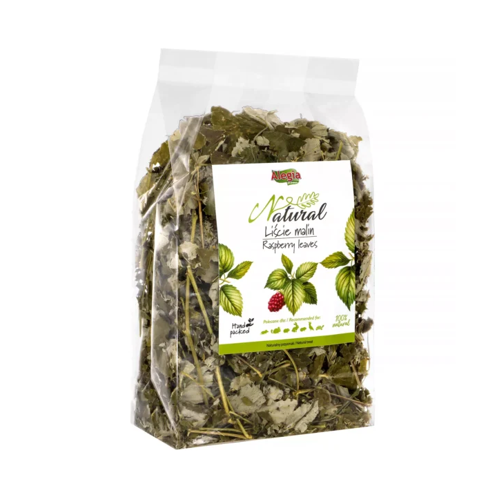 Alegia Natural Liście Malin 40g dla papug / gryzoni / królików