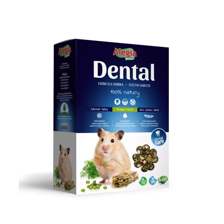 Alegia dental Chomik 300g - pokarm uzupełniający dla chomika