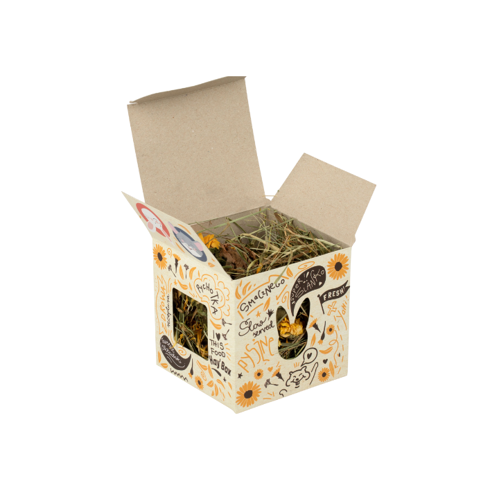 TIVO Hay'Box Mniszek lekarski + Nagietek - CHRUPIĄCY BOX