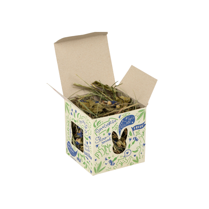 TIVO Hay'Box Babka Lancetowata + Bławatek - CHRUPIĄCY BOX