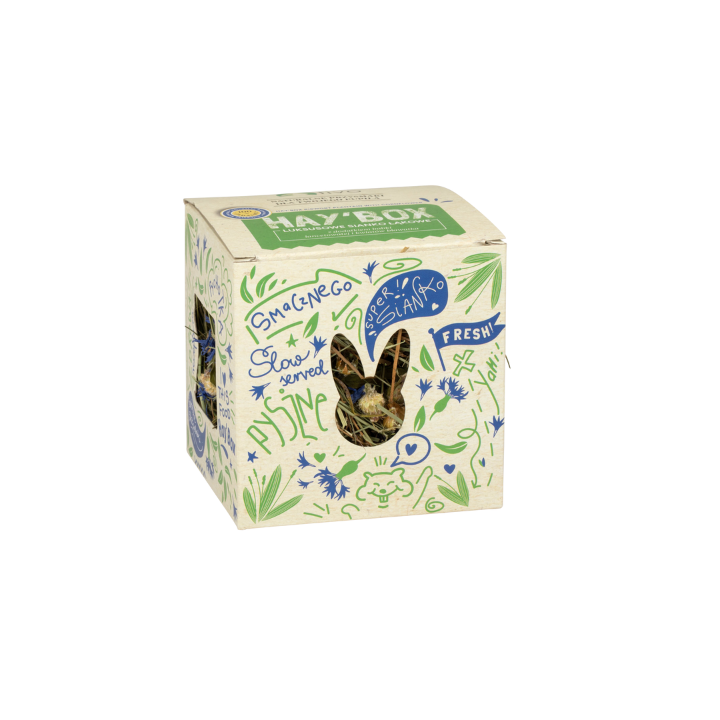 TIVO Hay'Box Babka Lancetowata + Bławatek - CHRUPIĄCY BOX