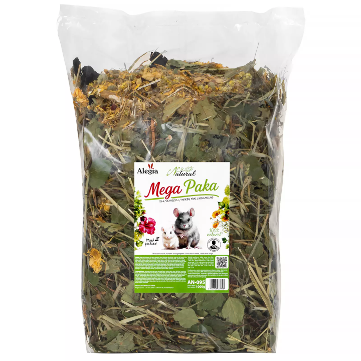 Alegia Natural Mega Paka dla Szynszyli 1000g