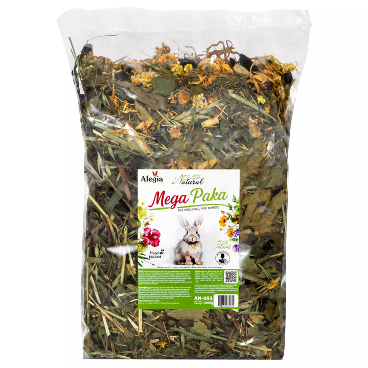 Alegia Natural Mega Paka dla Królika 1000g