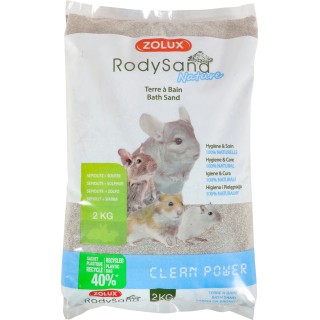 ZOLUX Piasek do kąpieli dla chomików, myszy, szynszyli RodySand 2 kg