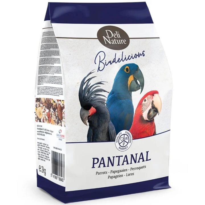 Deli Nature Birdelicious Pantanal 2kg pokarm dla ARY