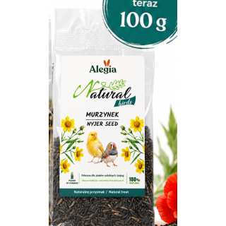 Alegia Natural Birds Murzynek dla ptaszków egoztycznych 100g