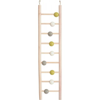 ZOLUX Drabinka drewniana dla papug/ptaków egzotycznych, z 9 szczeblami