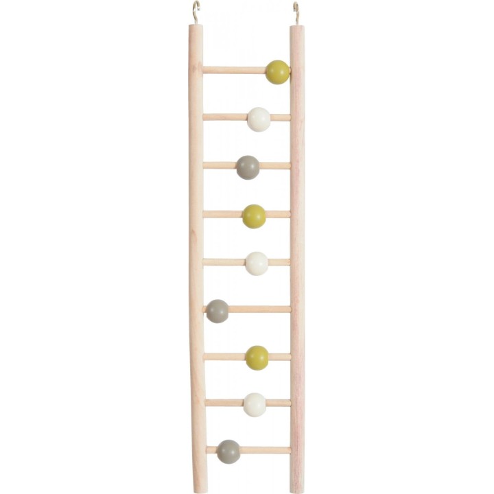 ZOLUX Drabinka drewniana dla papug/ptaków egzotycznych, z 9 szczeblami