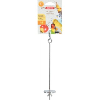 ZOLUX Podajnik metalowy na owoce, zawieszany, dla ptaków, L