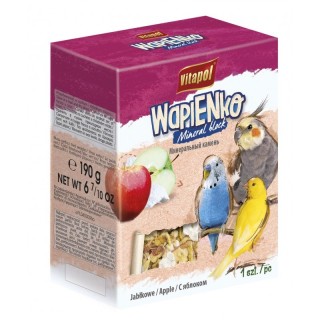 VITAPOL Kostka wapienna XL Jabłkowa 1szt dla papug i ptaków egzotycznych