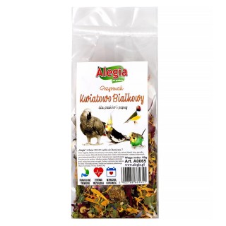 Alegia Przysmak Kwiatowo Białkowy 40g dla ptaków