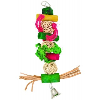 PANAMA PET Zabawka dla papug z dzwonkiem 28cm