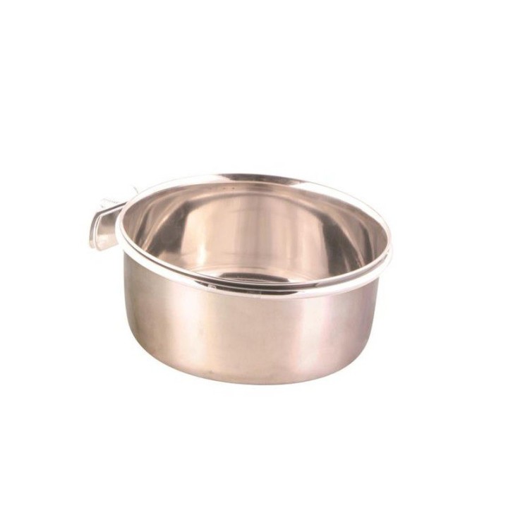 TRIXIE Miska metalowa dla ptaków 600 ml zacisk