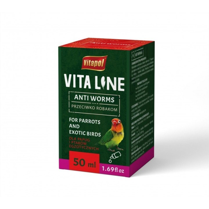 Vitaline Anti worms - dla ptaków egzotycznych 50 ml