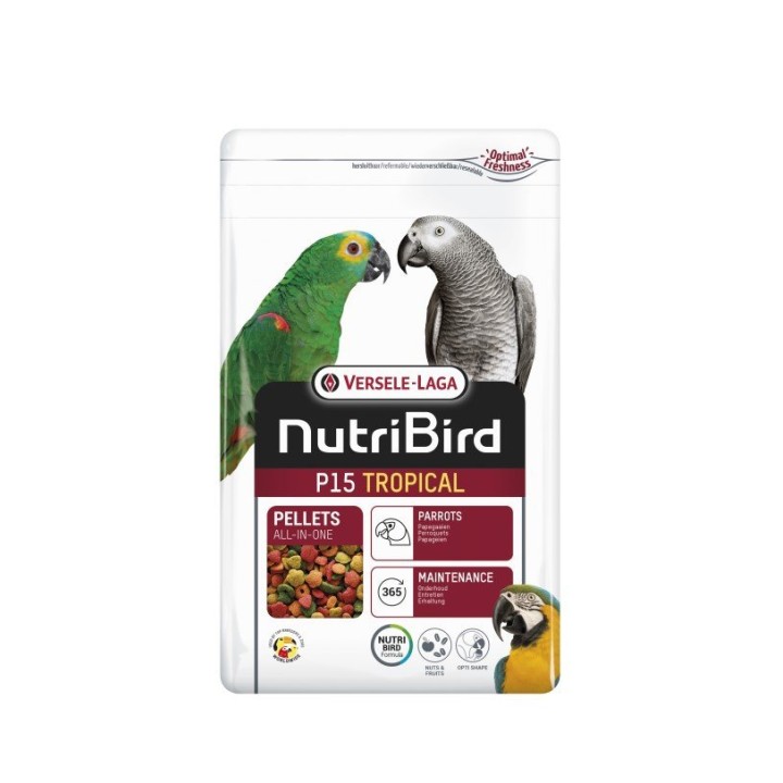 VL NutriBird P15 Tropical 1kg granulat dla dużych papug
