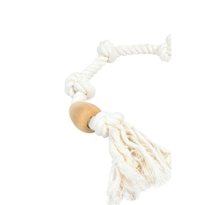 DUVO+ Zabawka dla ptaków SZNUR+DREWNO 38cm