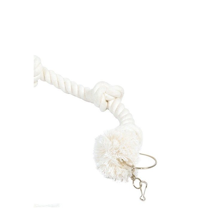 DUVO+ Zabawka dla ptaków SZNUR+DREWNO 38cm