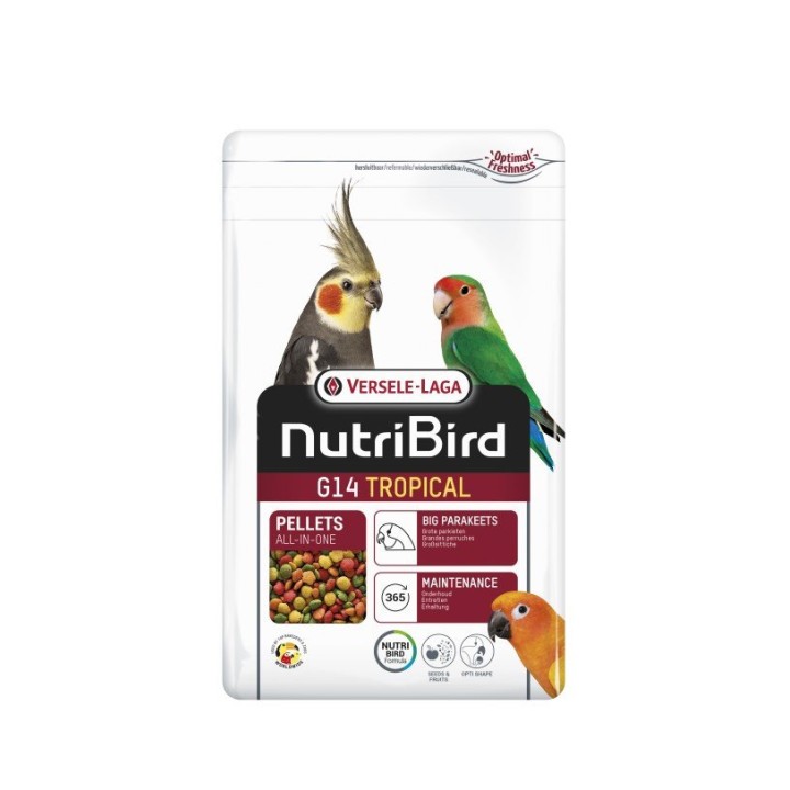 VL NutriBird G14 Tropical 1kg granulat dla średnich papug