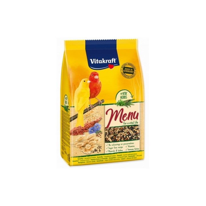 VITAKRAFT 1kg MENU pokarm dla kanarka