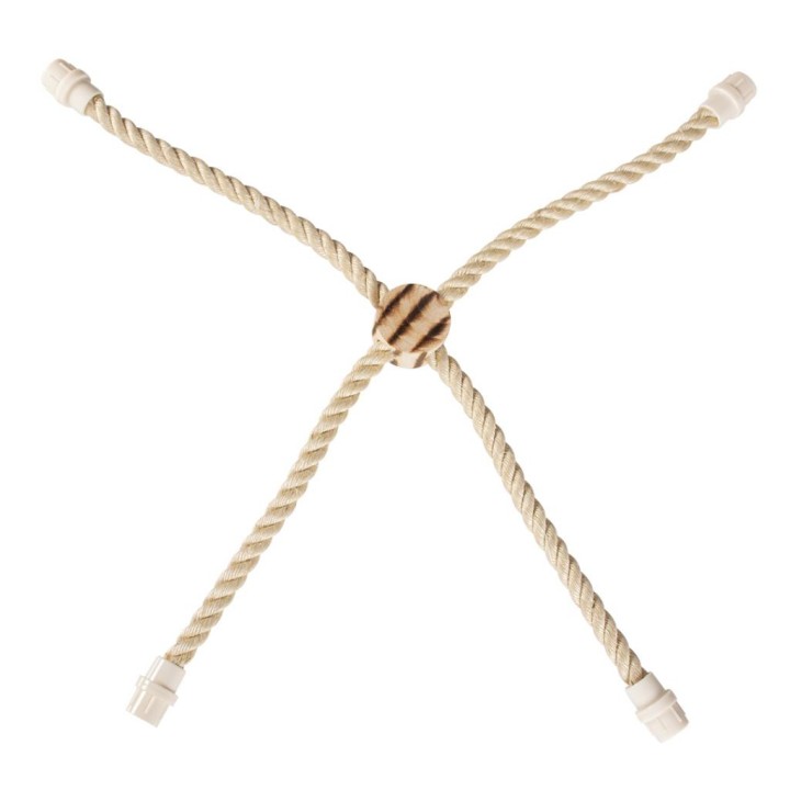 DUVO+ ŻERDŹ POCZWÓRNA Z KAWAŁKIEM DREWNA 70cm