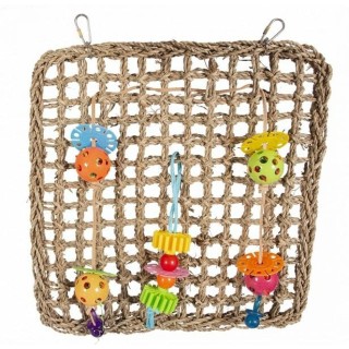 DUVO+ Siatka z trawy morskiej z zawieszkami ,dla ptaków