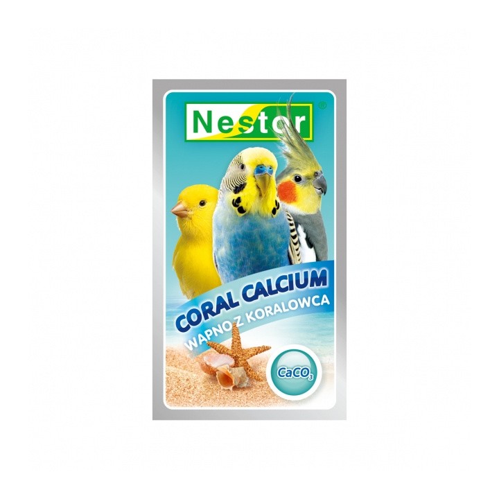 NESTOR Wapno z koralowca dla ptaków 40g