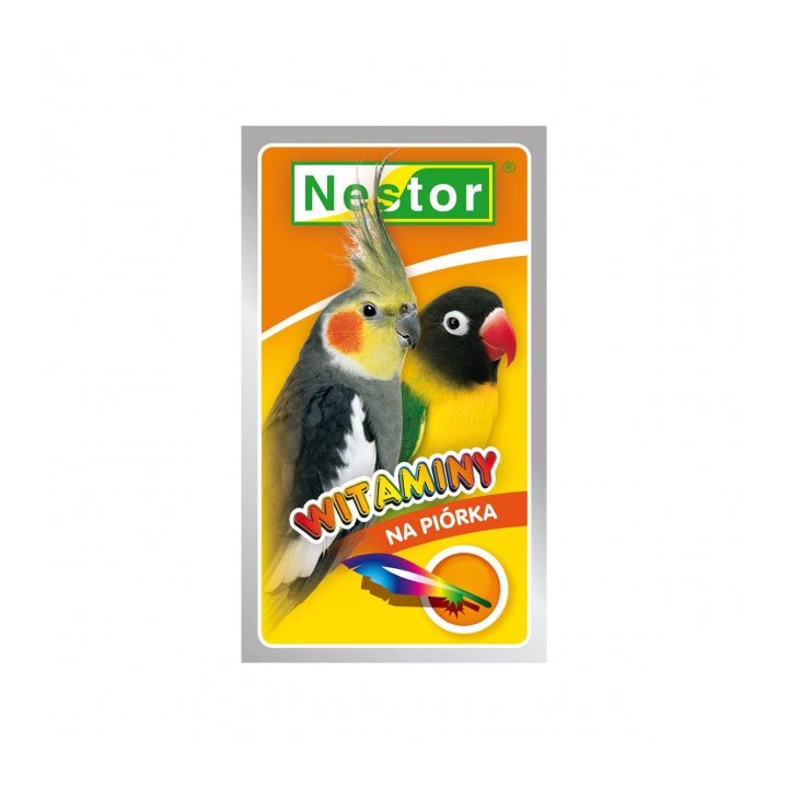 NESTOR Na piórka dla średnich papug 20g