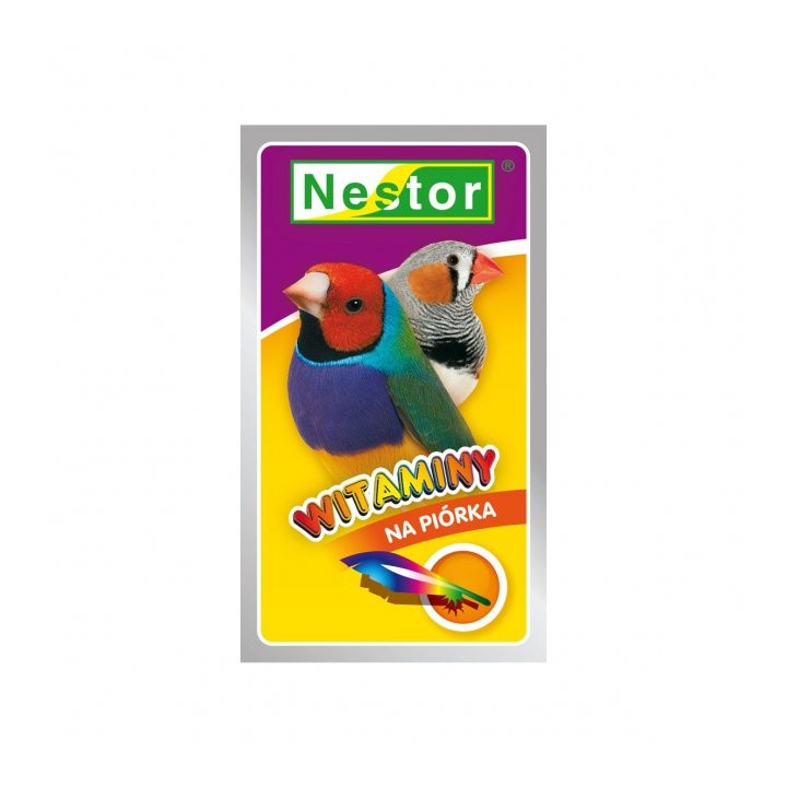 NESTOR Witaminy na PIÓRKA dla egzotyki 20g